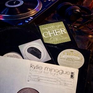 DJ Promo Record Collection with Cher, Madonna and Kylie Minogue